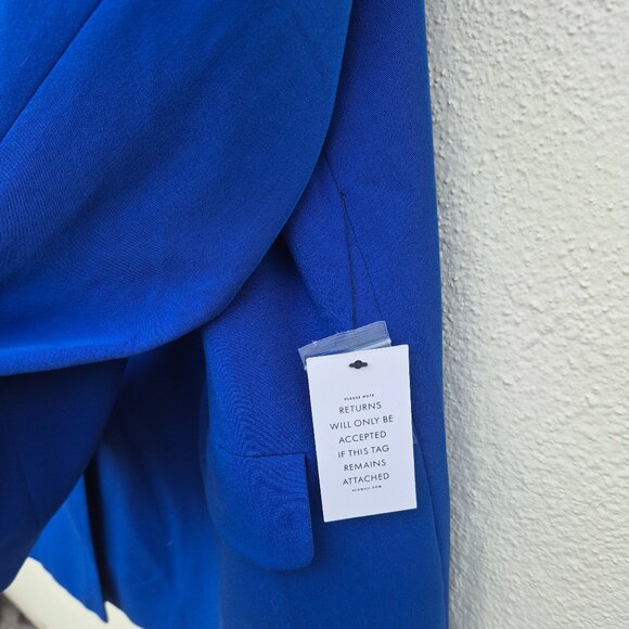 NWT Eloquii Cobalt Blue Tuxedo Blazer Size 22 - Picture 6 of 14